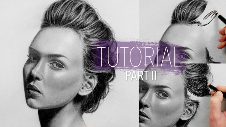 How to draw.shade a realistic face Part 2 | Step by Step Drawing Tutorial