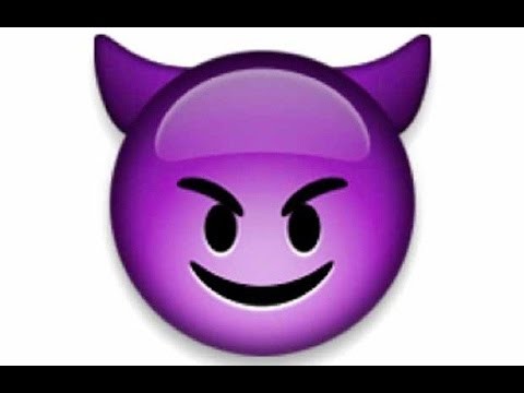 How to draw the devil emoji (with color) | tori_baee