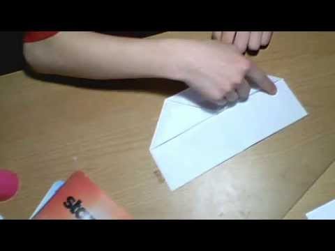 How to fold a paper airplane that loops