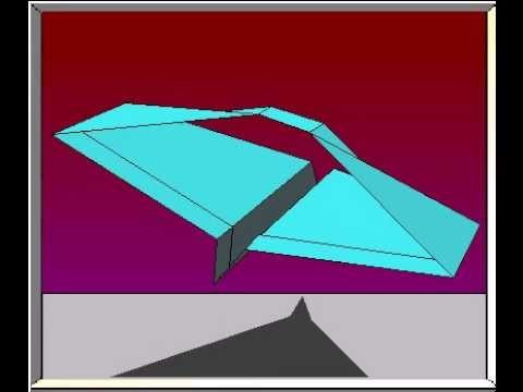 How To Fold The Saturn Paper Airplane