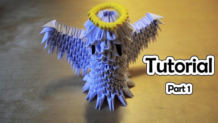 How To Make a 3D Origami Angel (part 1) - Tutorial