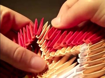 How to make a 3d origami colourfull star