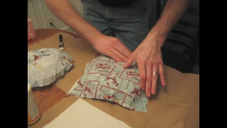 How to Make a Fabric Plate