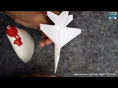 How To Make a Paper Airplane Model F-16 (Origami)