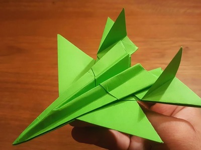 How To Make a Paper F-14 Tomcat FIGHTER JET | Origami Airplane