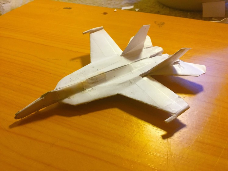 How to make the F-18 Super Hornet Paper Airplane