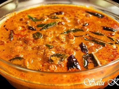 How To Make Varutharacha Kadala Curry. Black Chick Peas Curry