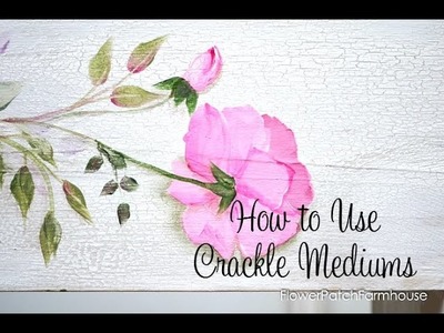 How to Use Crackle Mediums