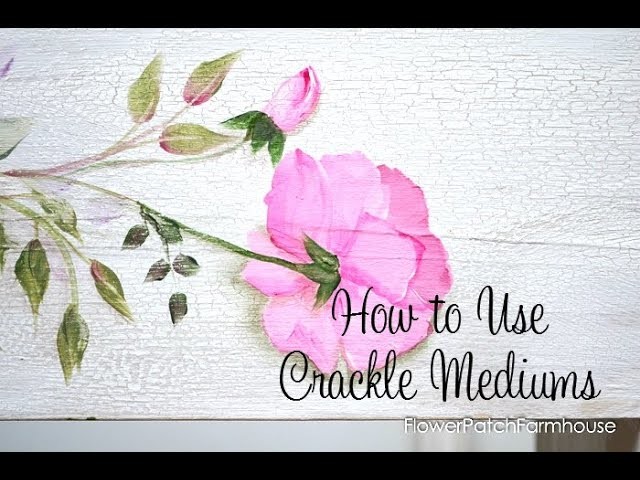 How to Use Crackle Mediums