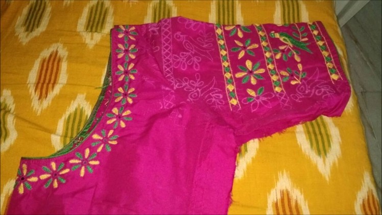 Kutch work. Designer Blouses. Embroidery work