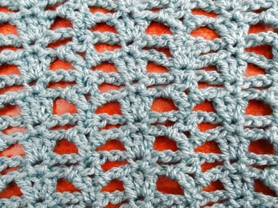 Little Lace Crochet Stitch - Right Handed Crochet Tutorial