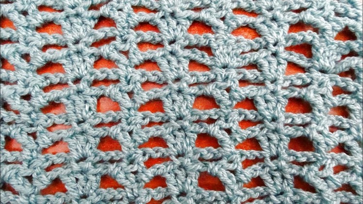 Little Lace Crochet Stitch - Right Handed Crochet Tutorial