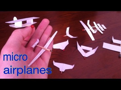Mini Paper Planes. Micro airplanes collection