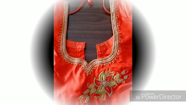 New aari embroidery blouse designs