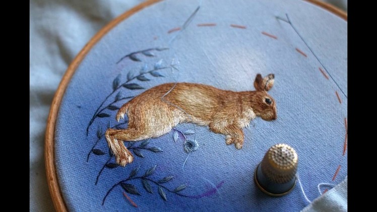 New Incredibly Intricate Embroidered Animals By Chloe Giordano