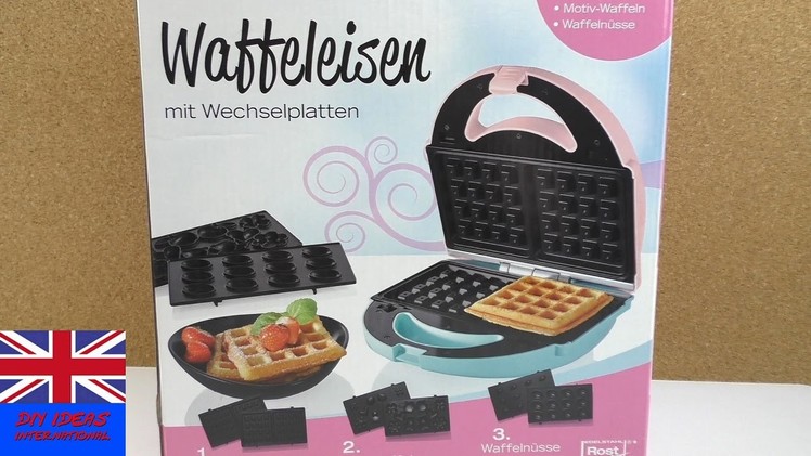 NEW WAFFLE IRON UNBOXING, 3 in 1! New from Lidl