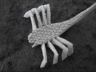 Origami 3D tutorial Scorpion