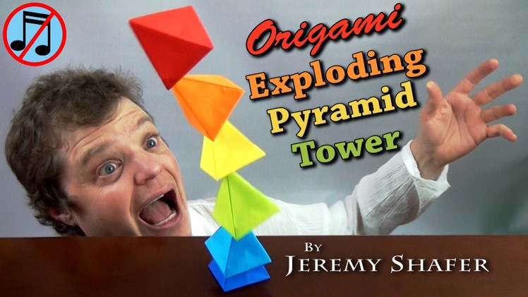 Origami Exploding Pyramid Tower (no music)