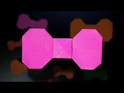 Origami: Little Bow. Necktie - Instructions in English (BR)