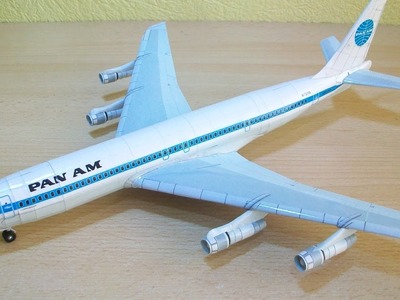Panam Boeing 707 Papercraft