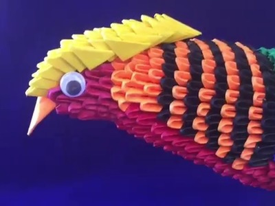 Pheasant- 3D Origami
