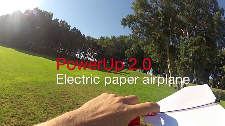 PowerUp 2.0 Electric Powered Paper Airplane