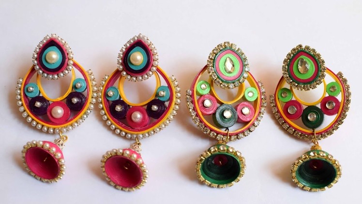 Quilled Earrings. Quilled Jhumka