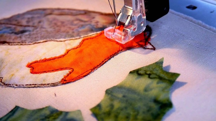 Raggedy Ruff Designs Robin Free Motion embroidery tutorial