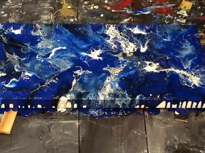 Rapture - Fluid Acrylic Painting - Abstract Art by Eric Siebenthal