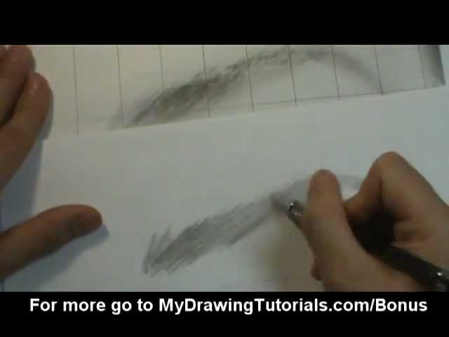 [Realistic Drawing Tutorial 5.8] Eyebrow Drawing - How To Draw Eyebrows