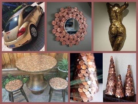 Recycled Penny Craft Ideas   Amazing Penny Arts and Crafts