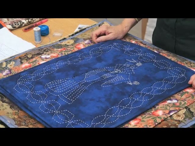 Sashiko Stitching with The Stitch Witch (taster video)