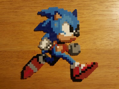 Sonic - Sonic the Hedgehog 2 (Perler Bead - Time Lapse)