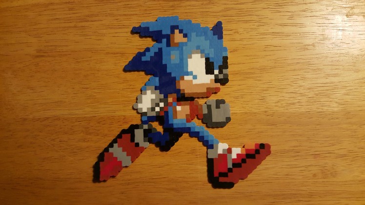 Sonic - Sonic the Hedgehog 2 (Perler Bead - Time Lapse)