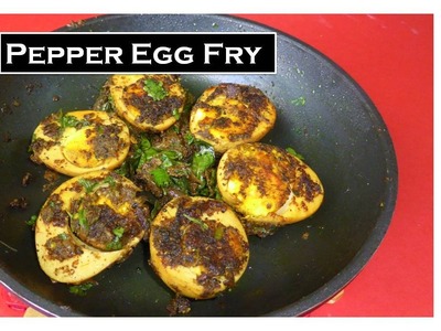 Spicy Pepper egg fry in tamil [roast ] | chettinad style | Deeps tamil kitchen