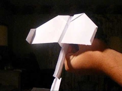 Test Flight of the Most Amazing Paper Airplane