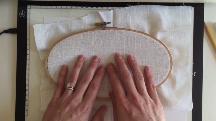 Transferring an Embroidery Pattern Tutorial