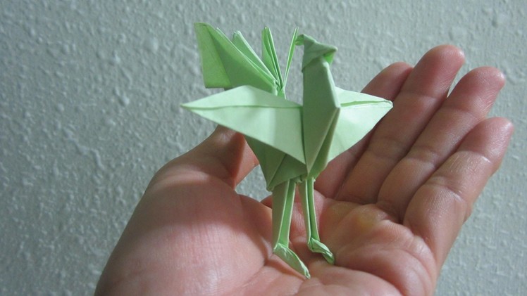 TUTORIAL - How to make a Origami Chinese Phoenix (Creator: Jun Maekawa)