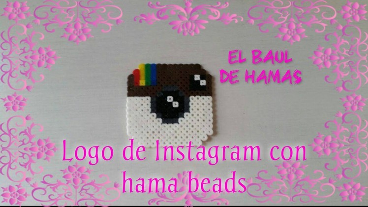 ❤TUTORIAL: Logo de Instagram con hama beads❤