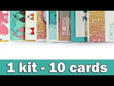 1 kit - 10 cards | SSS July 2017