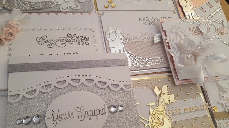 10 Cards 1 kit | ''Love my Scraps - Wedding'' cardmaking set