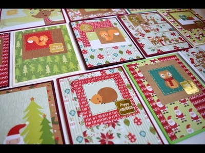 43 Christmas Cards with 6x6 Paper Pad | The Paper Studio Woodland Wonderland