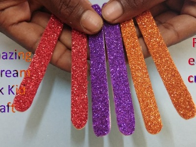 5 Amazing Ice Cream Stick Kid Craft || Diy || best ideas of popsicle sticks
