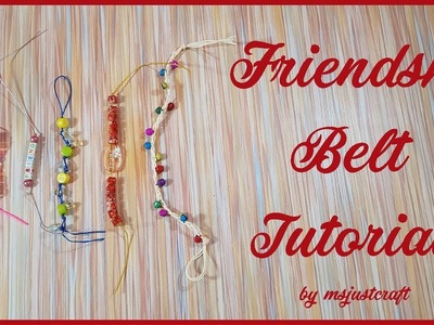 5 DIY Friendship Belts | msjustcraft | 5 minute craft