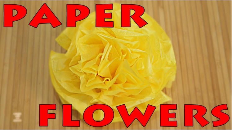 Artificial Flower Making | DIY Arts And Crafts | Paper Flowers