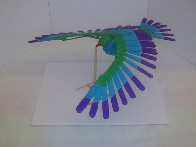 Balancing Bird ( popsicle. craft sticks )