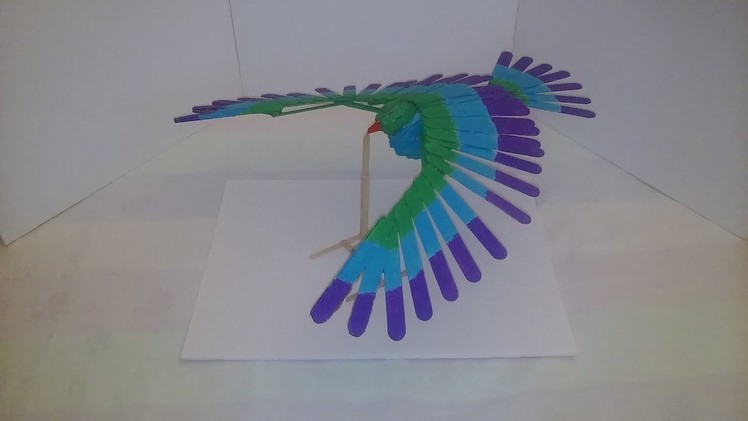 Balancing Bird ( popsicle. craft sticks )