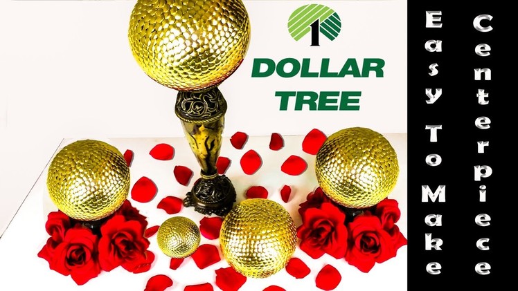 Beautiful and Easy to Make Centerpiece using Dollar Tree items