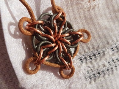CELTIC STAR PENDANT CHAINMAILLE PATTERN - CLEAREST TUTORIAL IN FULL HD