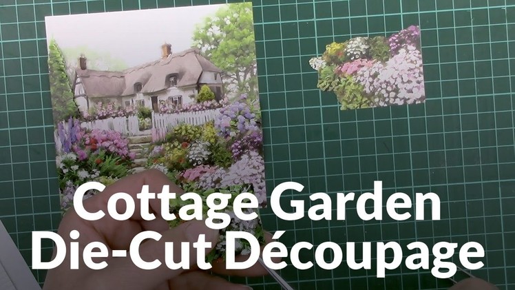 Craft Creations 3D Decoupage Cottage Garden DCD650 Detailed Assembly Demo